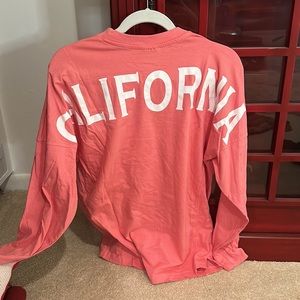 Coral Size SM Long Sleeve California Top